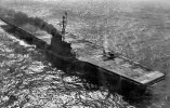 USS Sable with FM-2 on deck, 1945.jpg