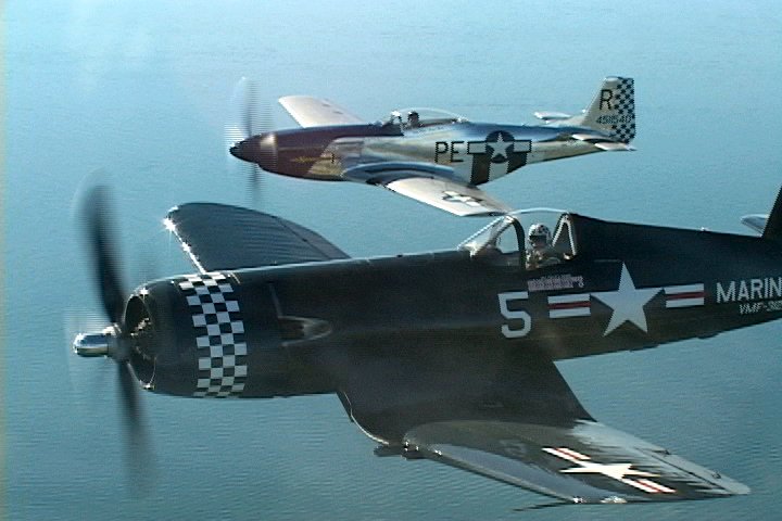 last Piston-Engine Corsair vs Mustang - 1969 | Air Warriors